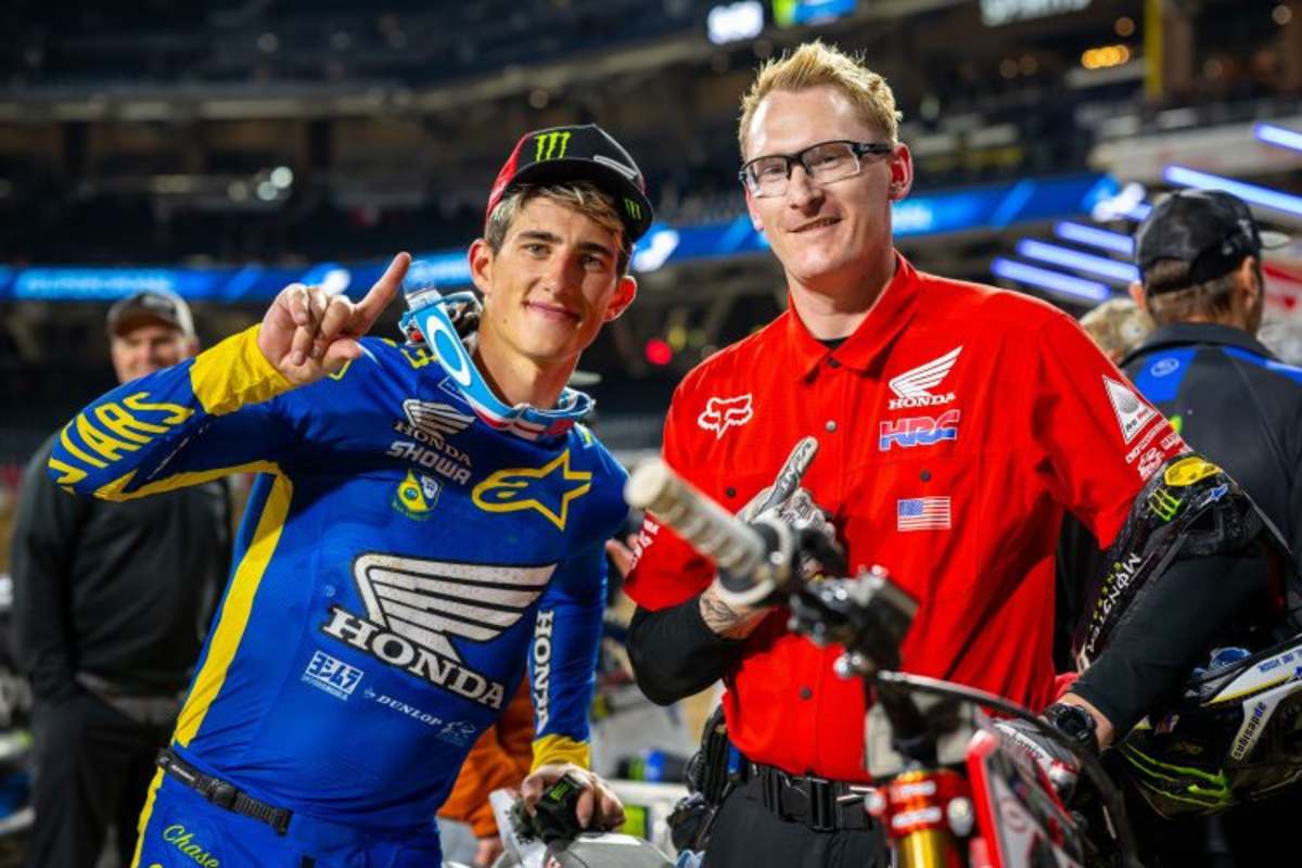 Nach dem Rennen in San Diego