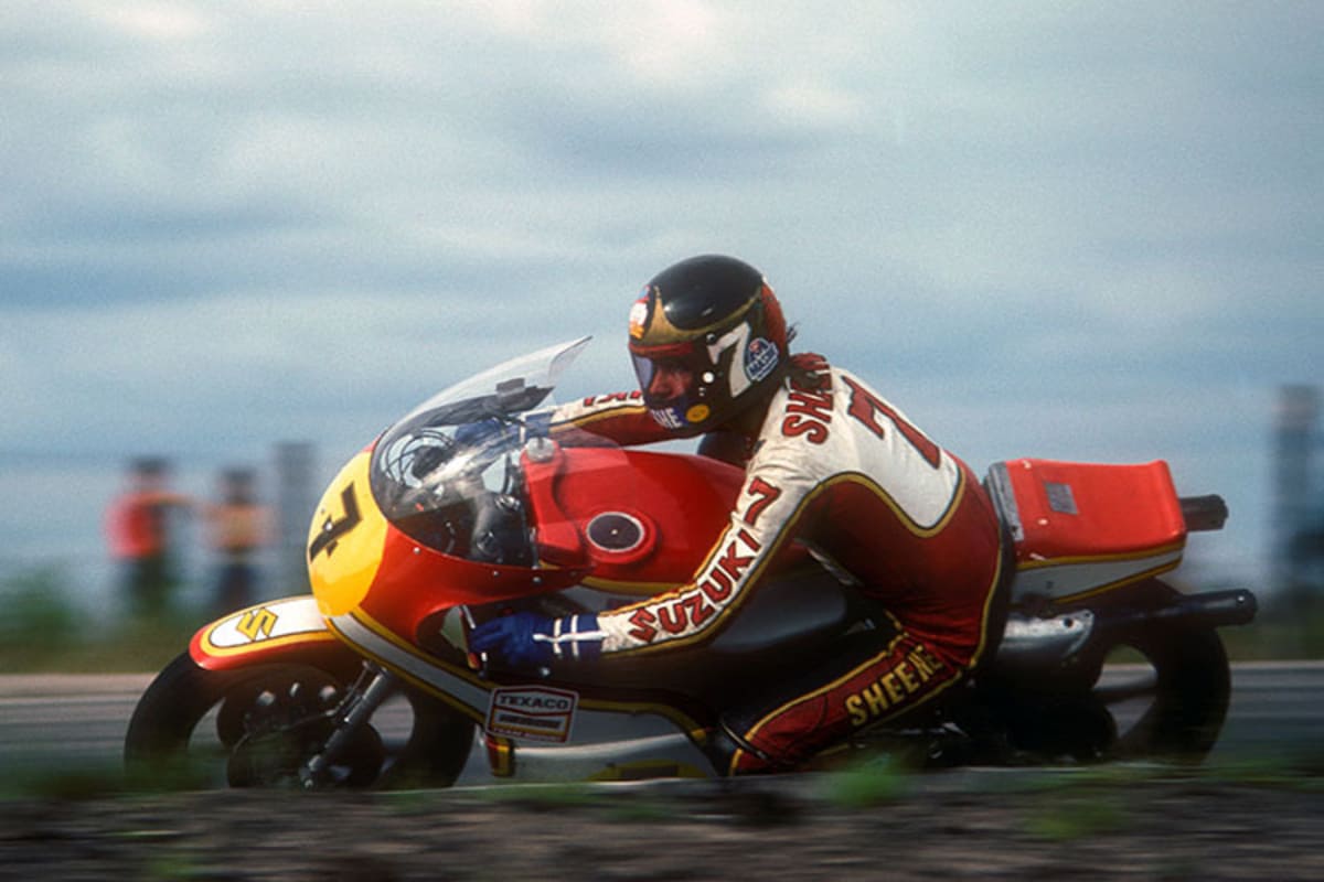 Sheene 1979 auf der Werks-Suzuki