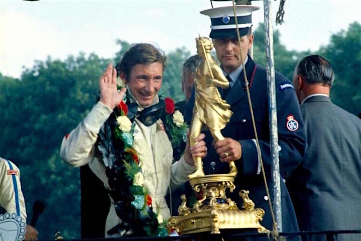 Siffert nach seinem ersten GP-Triumph