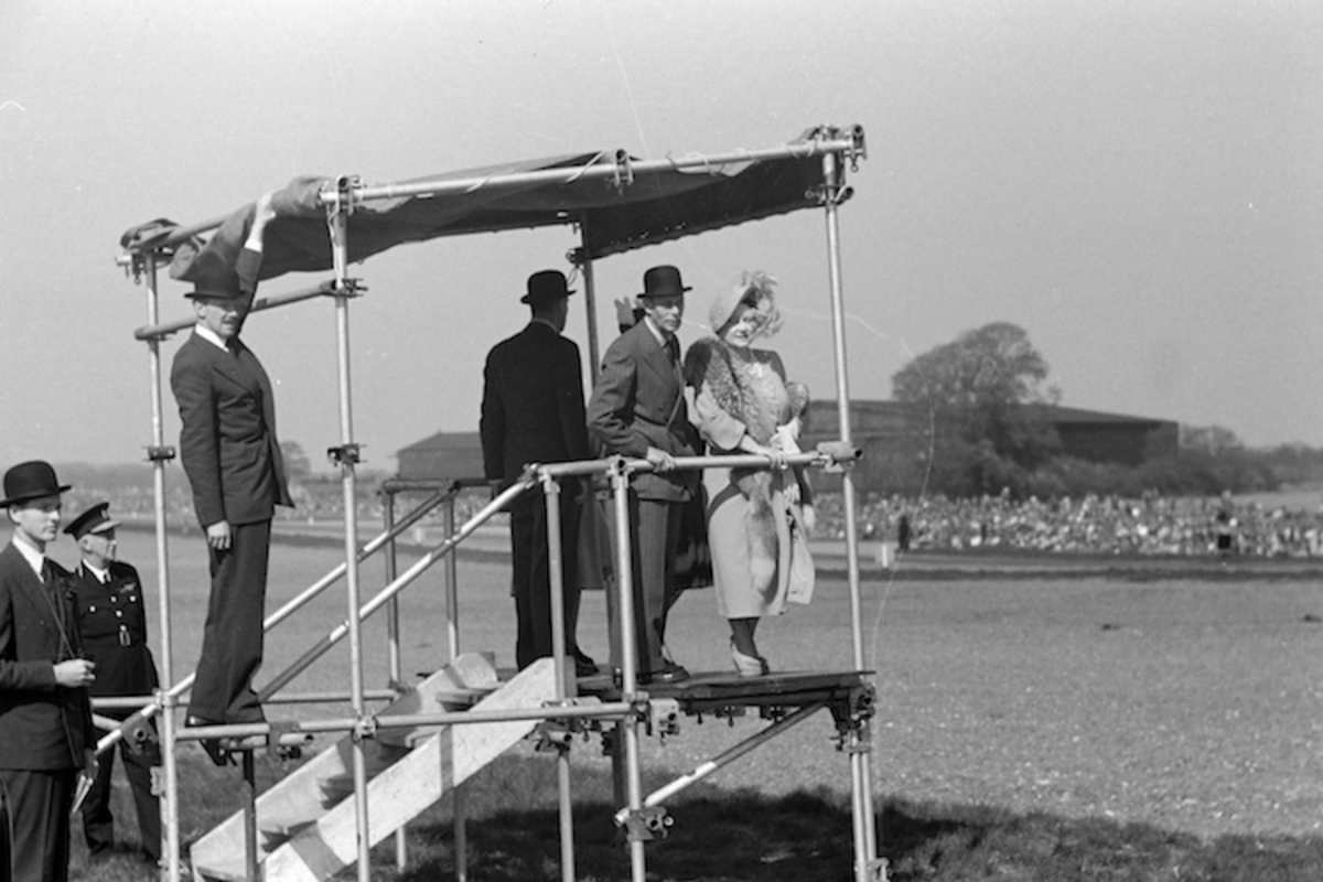Die bescheidene Tribüne für Ihre Königliche Hoheit