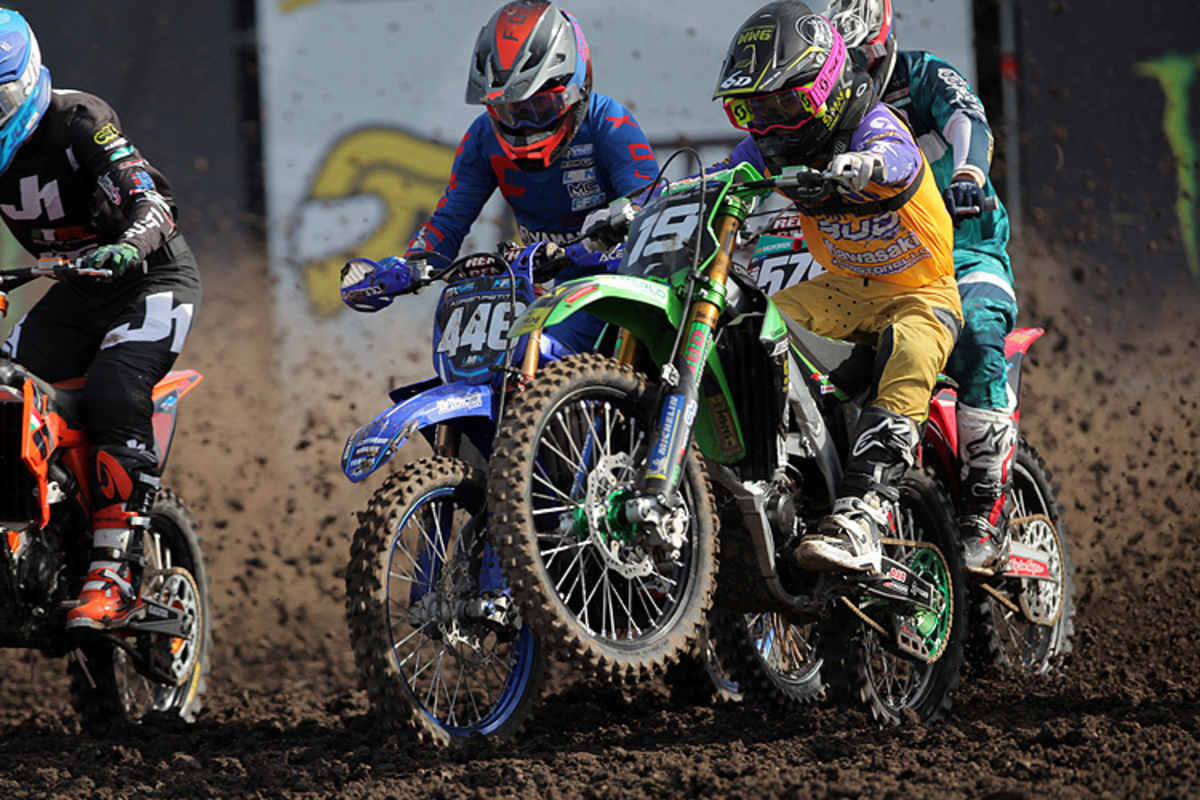 Sacha Coenen am Start im Talkessel