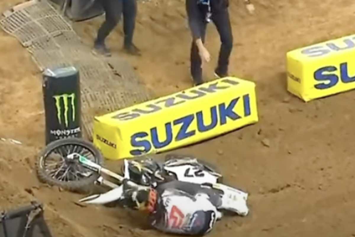 Malcolm Stewart stürzte im zweiten Finale