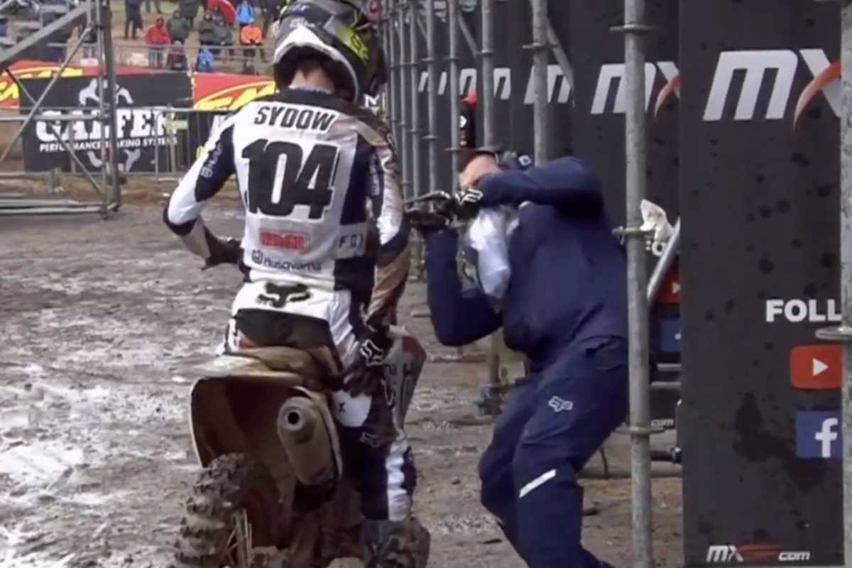 Jeremy Sydow musste das Rennen an der Box beenden