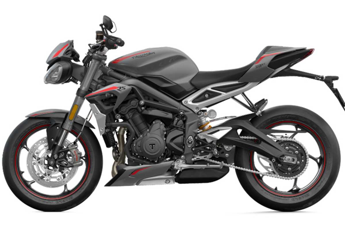 Die Triumph Street Triple RS braucht nur eine Verkleidung