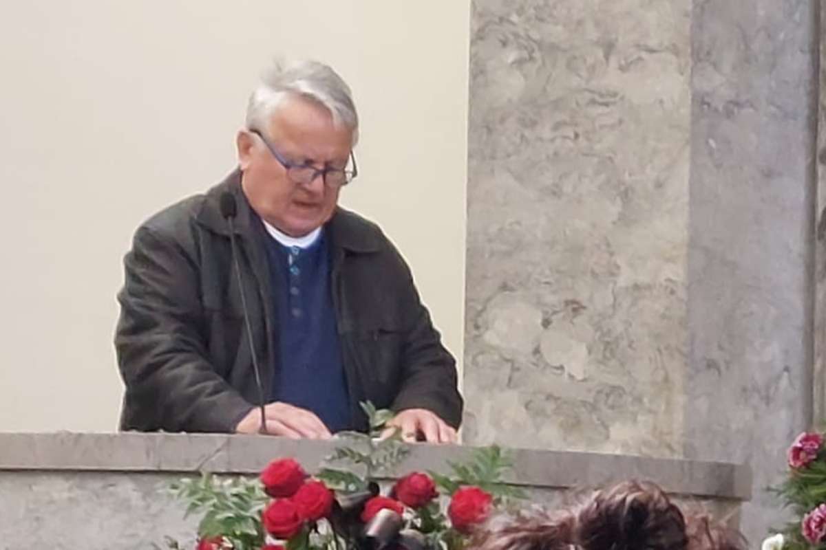 Zdenek Velky hielt die Trauerrede