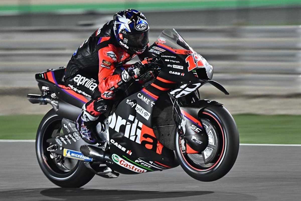 Mit dem «Spoon» unterwegs: Maverick Viñales in Katar 2022