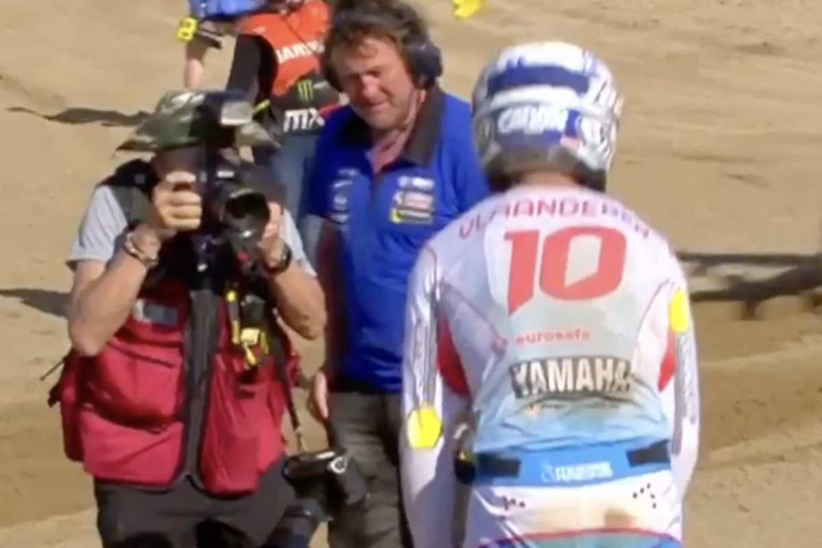 Calvin Vlaanderen im Ziel