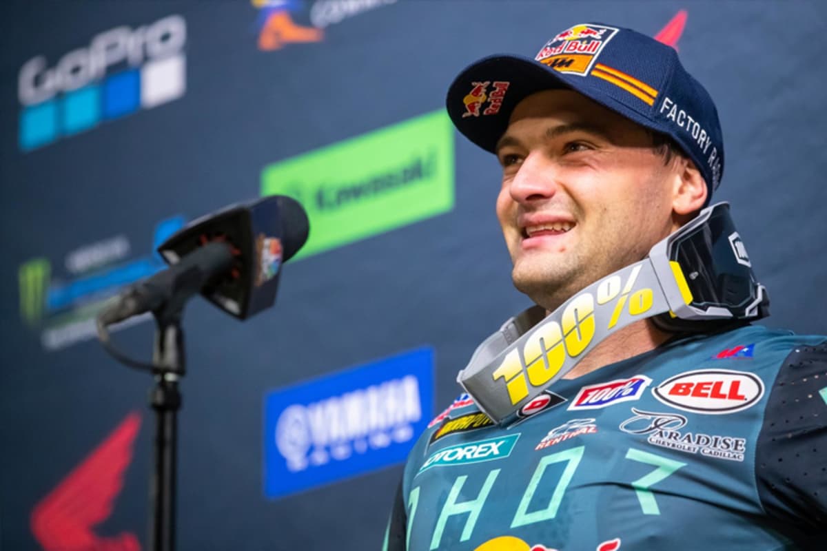 Cooper Webb stand in dieser Saison erst zweimal auf dem Podium