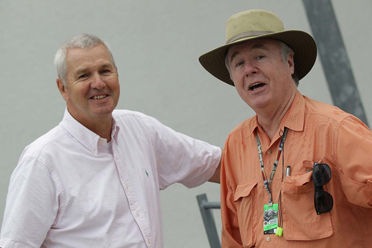 Speedweek-Chefredakteur Günther Wiesinger (li.) mit McLaughlin