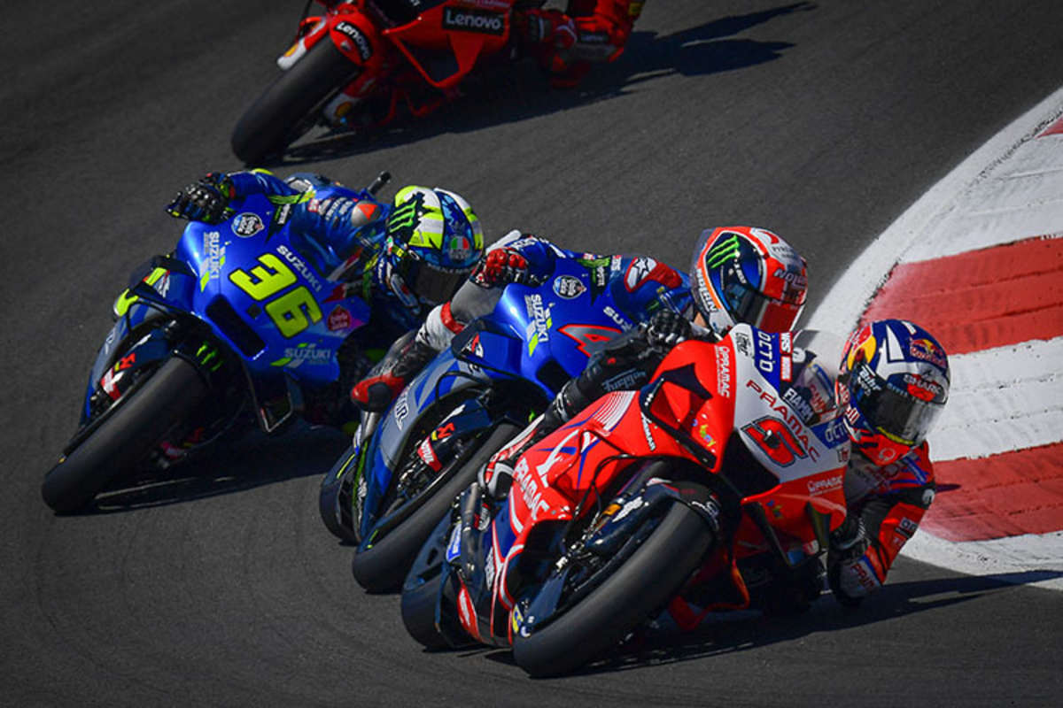 Johann Zarco (5) vor Rins und Mir