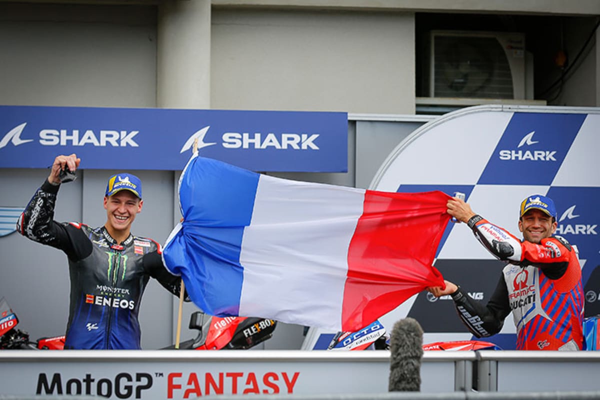 Zwei Titelanwärter aus Frankreich: Fabio Quartararo und Johann Zarco 