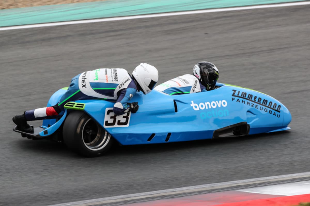 Das Junior-Team mit Max Zimmermann und Beifahrer Ferry Segers