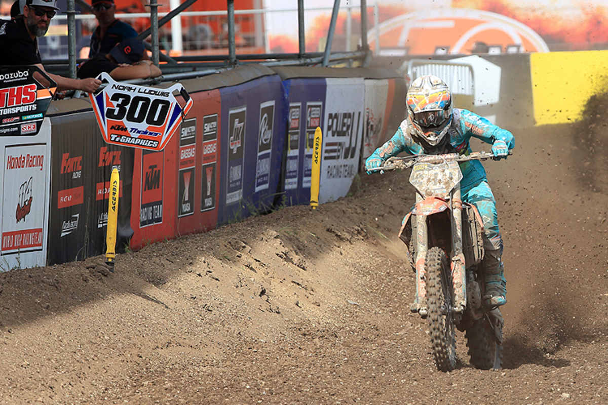 Noah Ludwig bei seinem Heimrennen im Talkessel