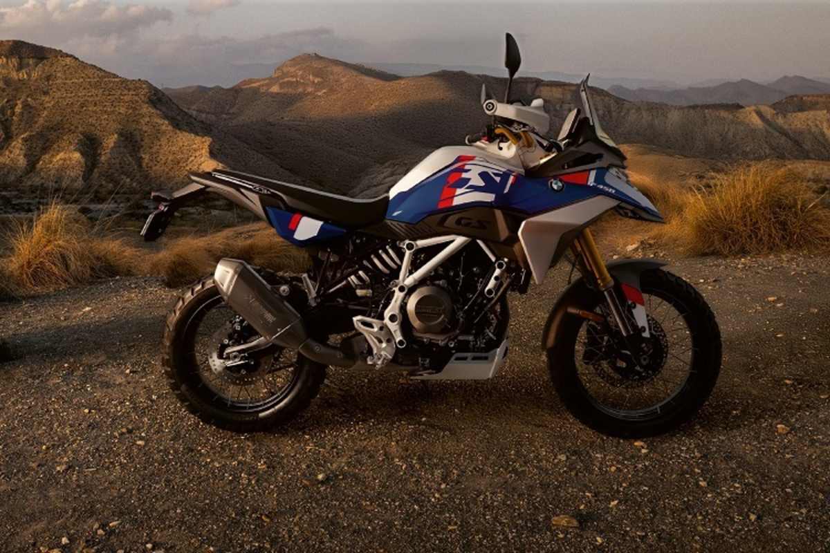 Downsizing: Das Design der BMW F450GS lehnt sich an an jenes der R1300GS