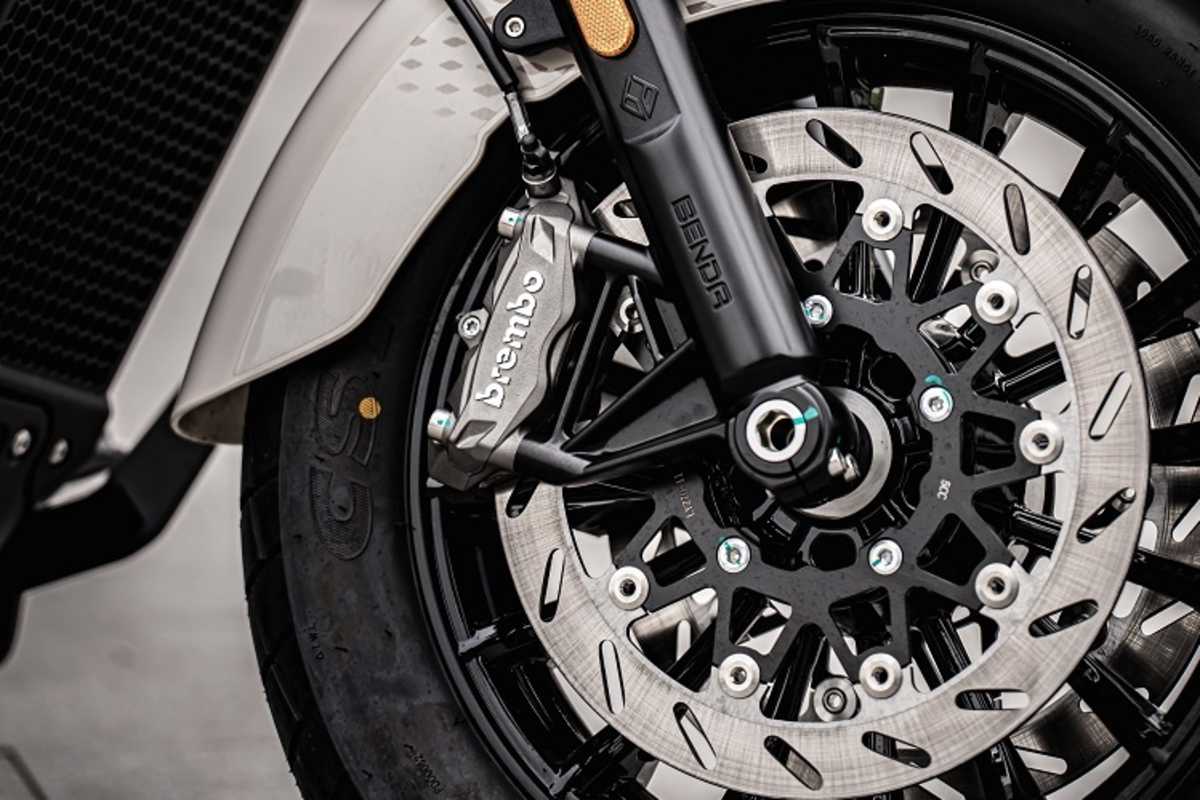 Ein Cruiser, dessen Bremsanlage nicht unterdimensioniert ist