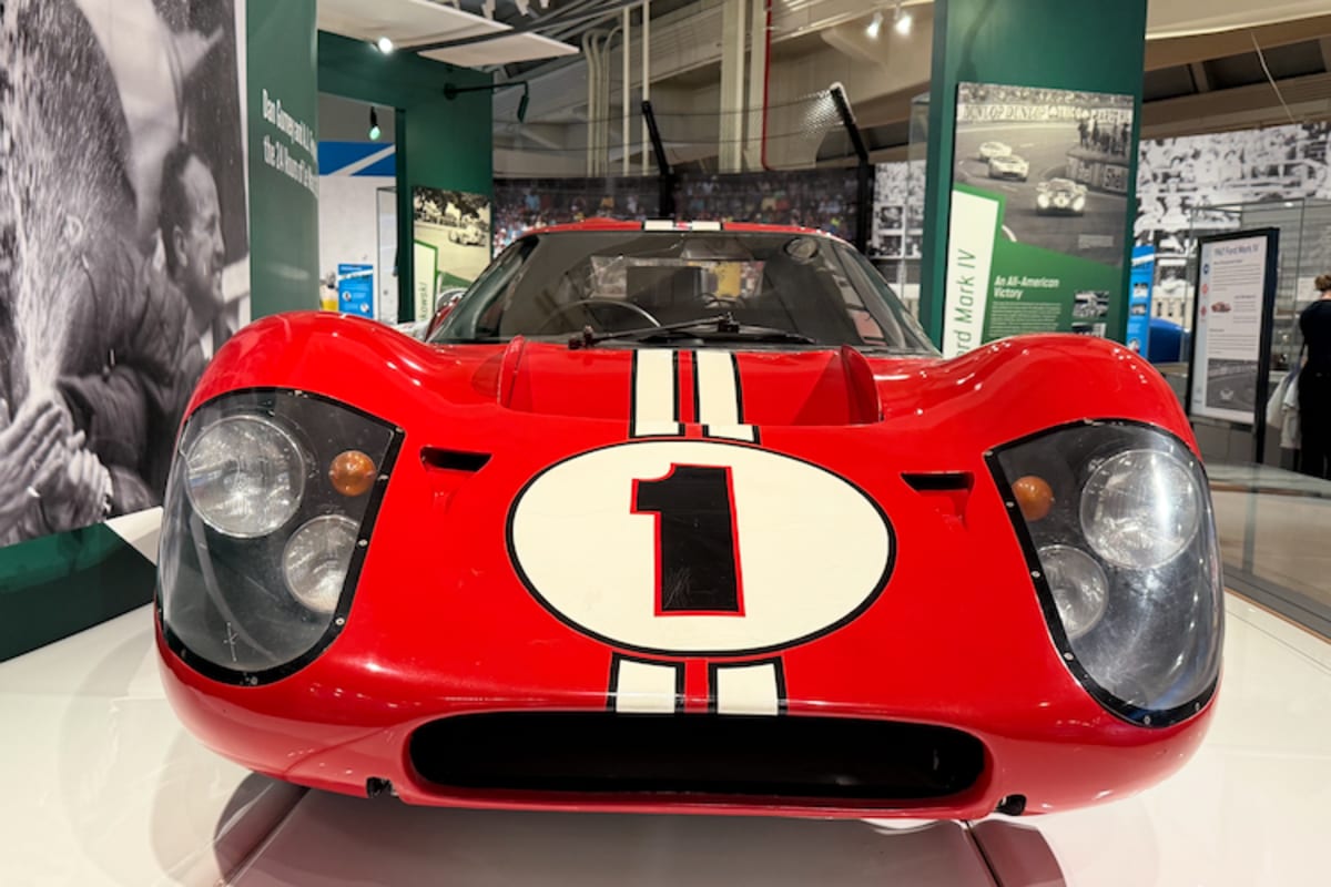 Mit diesem Auto gewann Ford 1967 in Le Mans