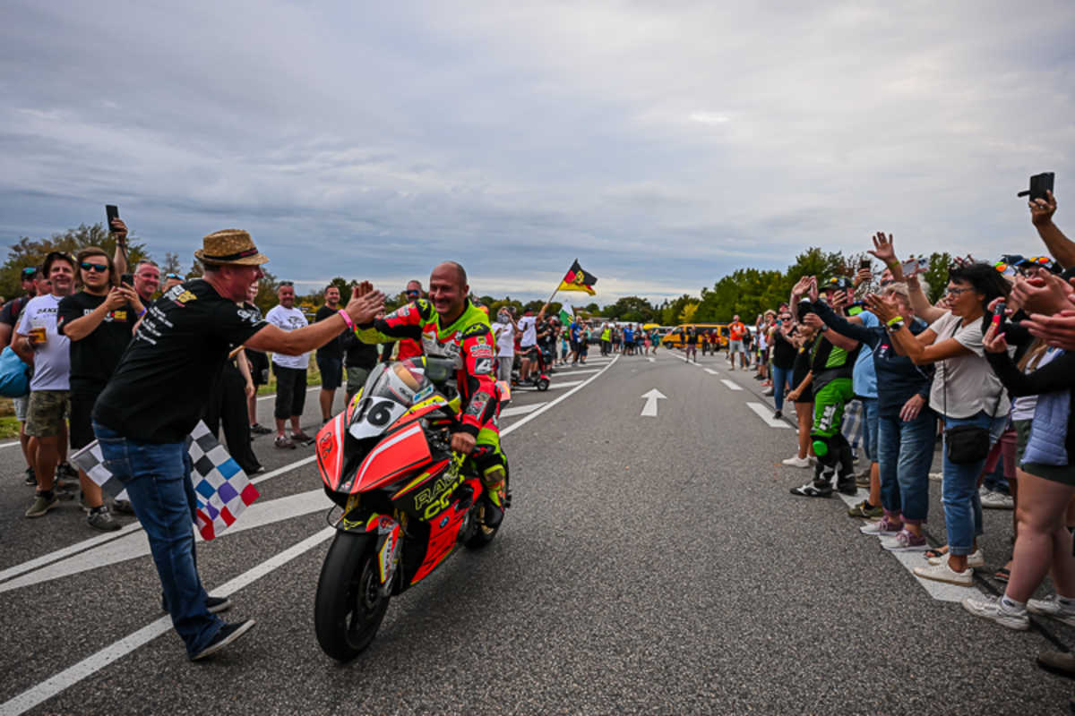 Didier Grams verabschiedet sich auf seiner Heimstrecke von seinen Fans