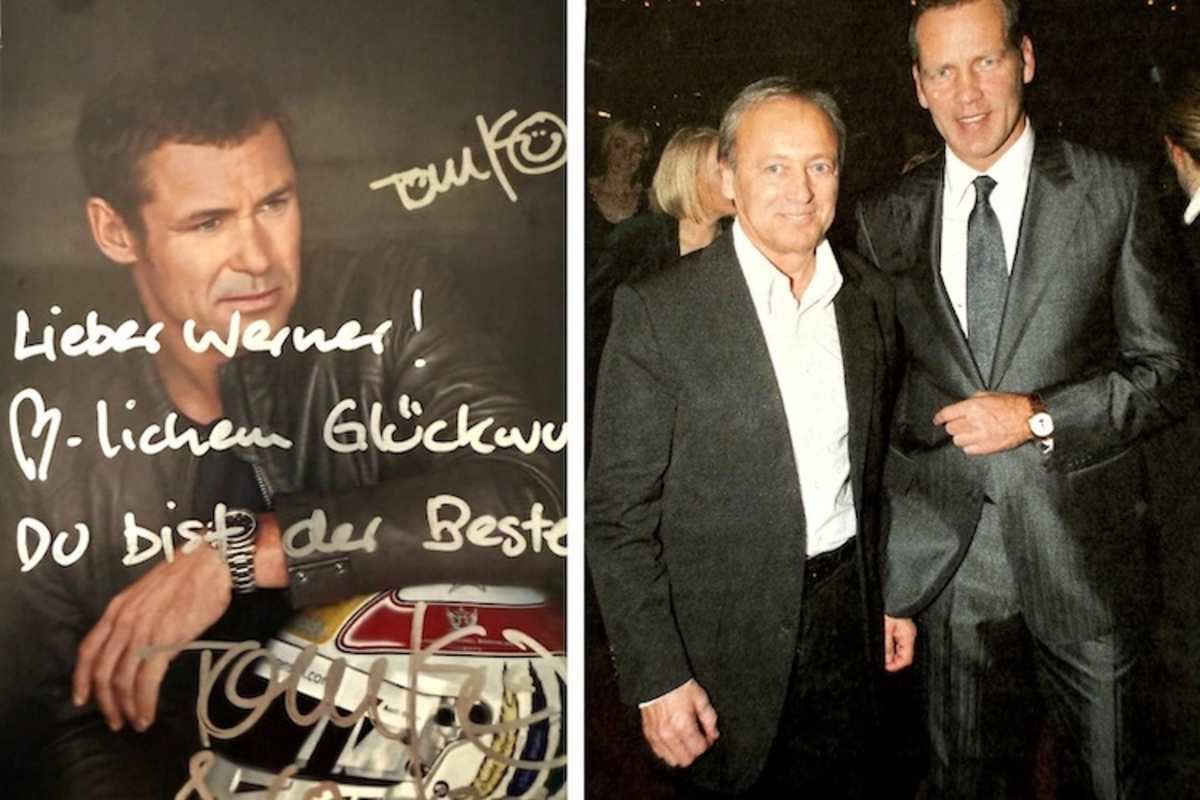 Langjährige Klienten: Tom Kristensen und Henry Maske