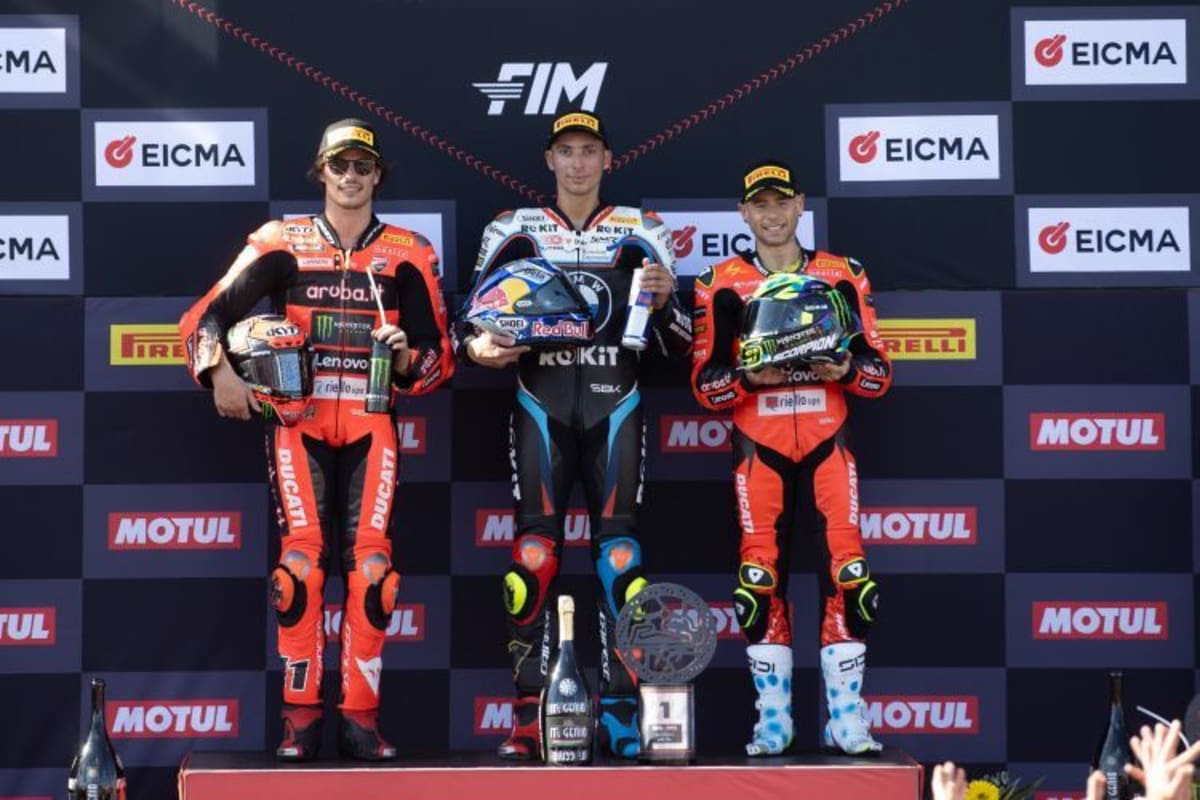 1. Rennen - Nicolò Bulega, Toprak Razgatlioglu & Álvaro Bautista