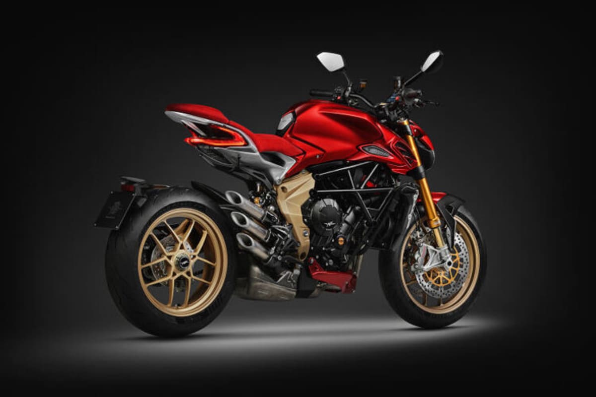 Eine Metallskulptur, die auch fahren kann: MV Agusta Brutale 950