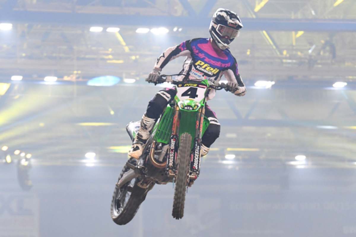 Luke Clout wurde Zweiter am Samstag