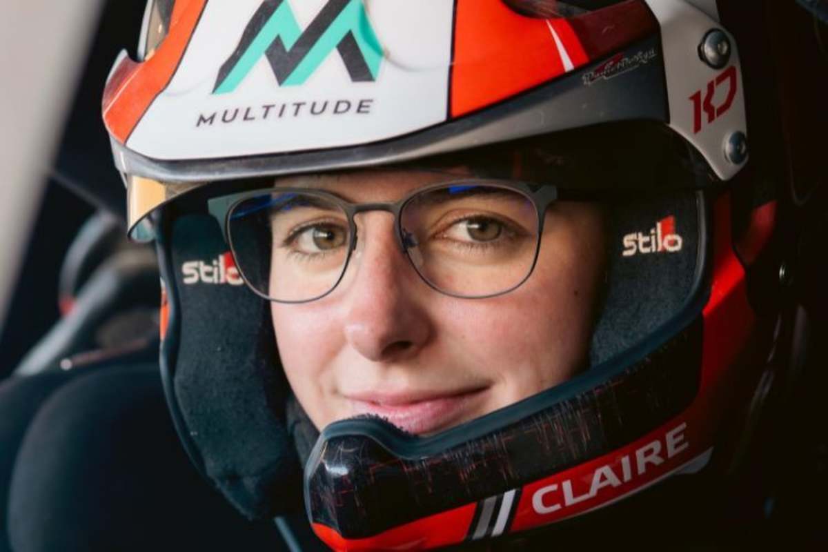 Den Rallyesport fest im Blick: Claire Schönborn