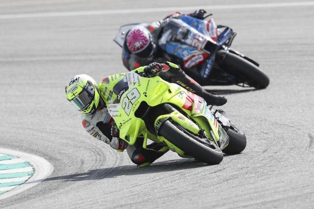 Andrea Iannone sprang für Fabio Di Giannantonio bei VR46 ein und zeigte in Sepang eine anständige Leistung