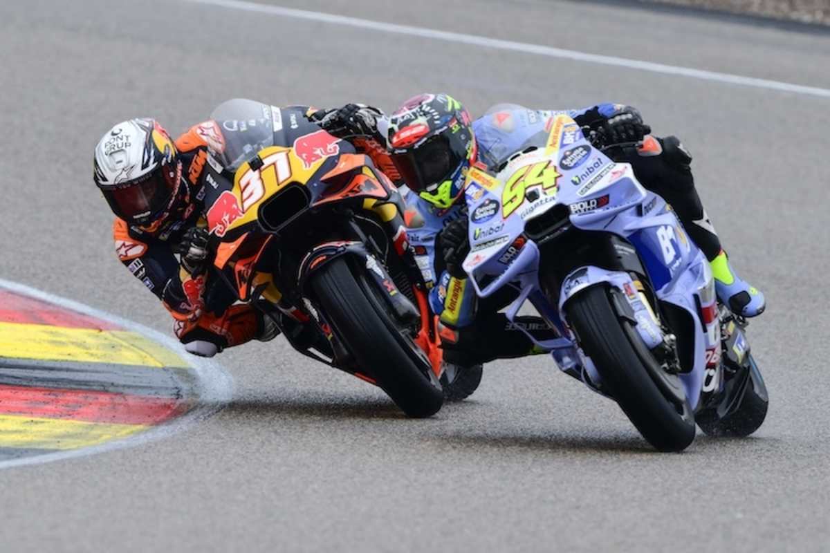 Nicht nur Sachsenring eng beisammen: Aldeguer (Ducati) vor KTM-Youngster Acosta