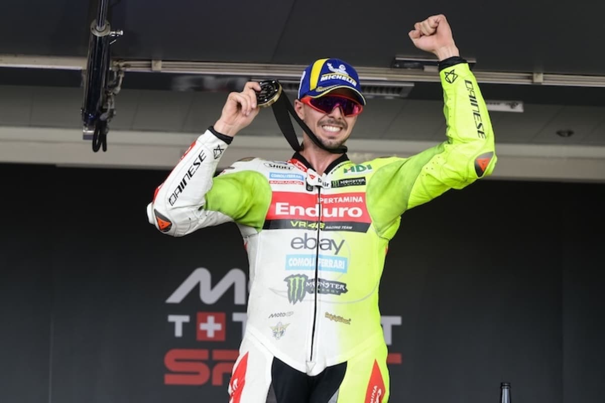 Wie schon beim letzten Sprint auf dem Podest: Fabio Di Giannantonio