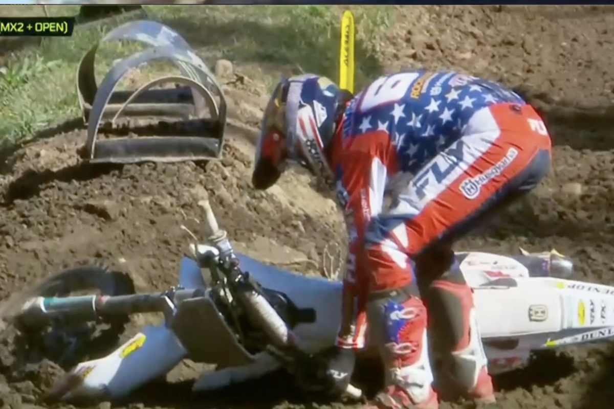 Der zweite Sturz von RJ Hampshire