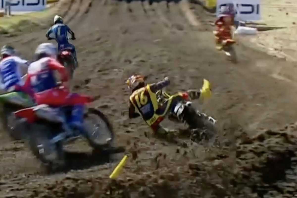 Ken Roczen kurz vor seinem Crash