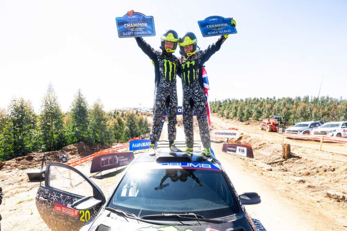 Oliver Solberg und Elliott Edmondson: Mit Triumphfahrt in Chile zum WRC2-Ttitel