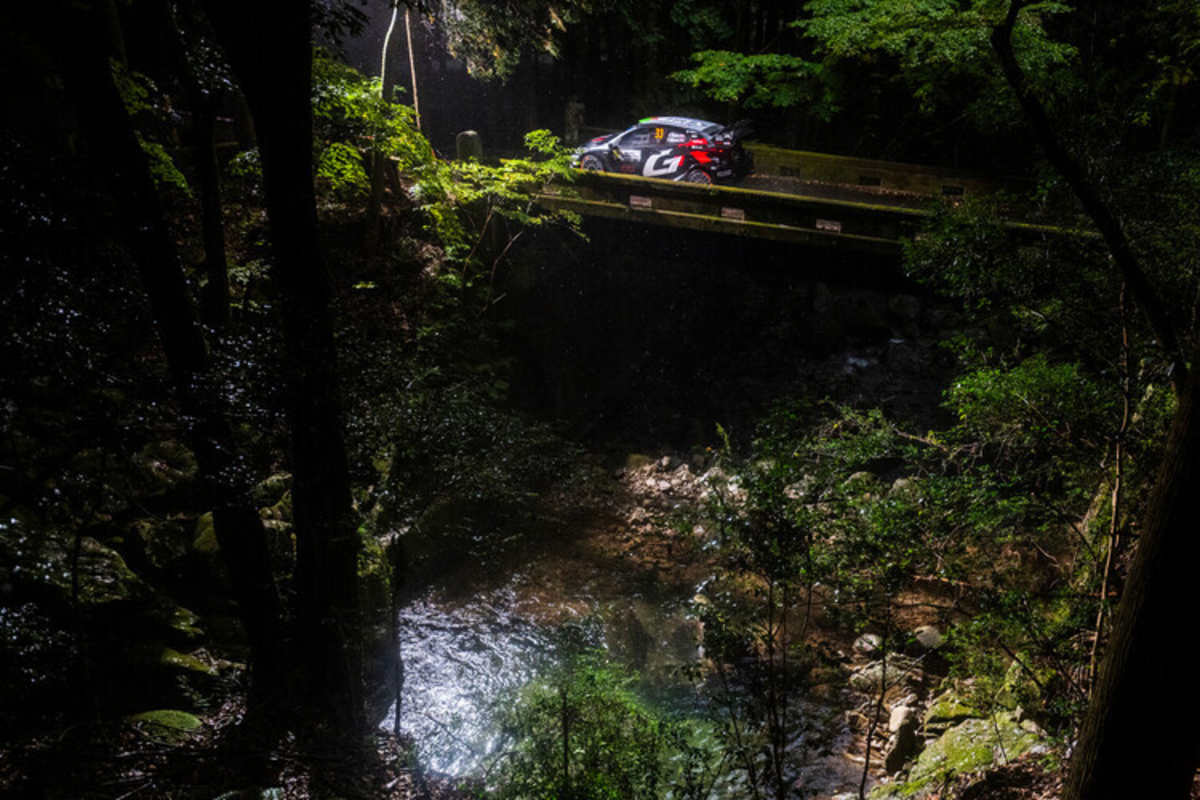 Wie so oft in der Rallye-WM - auch in Japan fantastische Landschaftsbilder: Hier Elfyn Evans im japanischen Outback