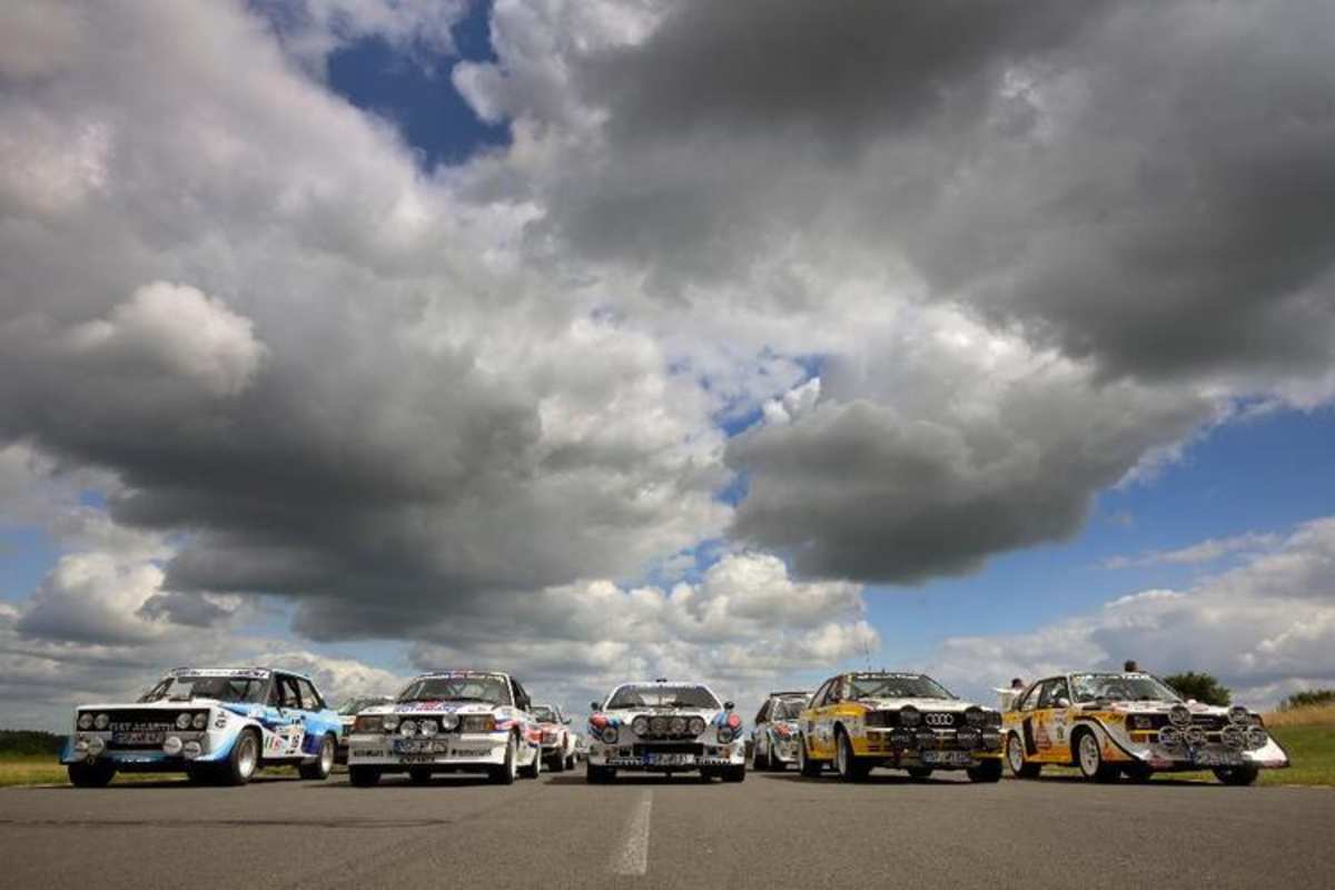 40 historische Rallyeboliden präsentieren die Haudegen der Slowly-Sidways-Truppe
