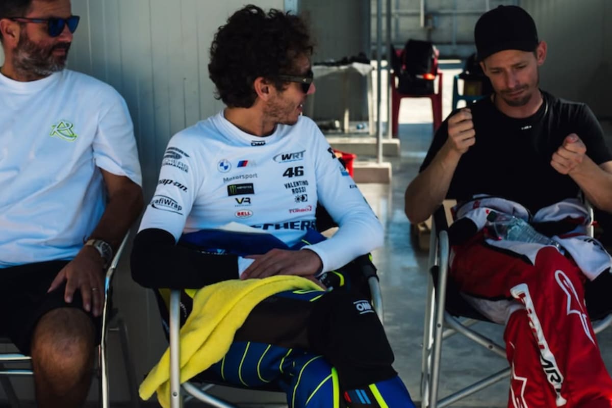 Valentino Rossi und Casey Stoner beider Analyse