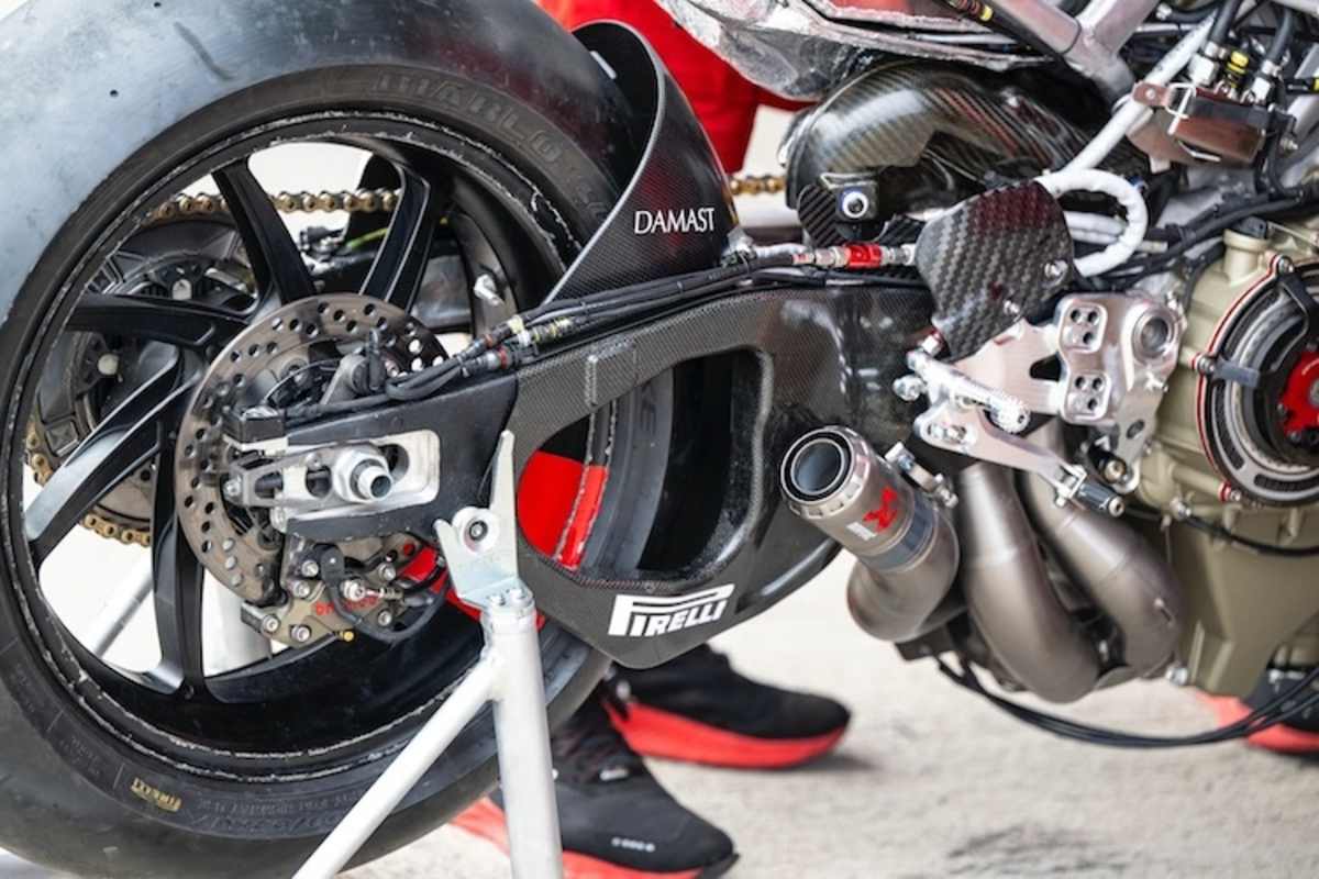 Die neue Ducati-Schwinge