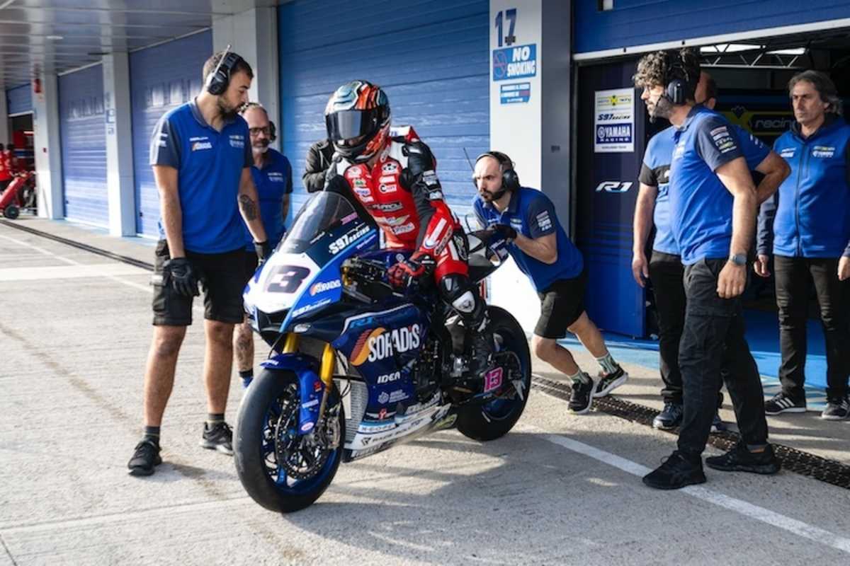 Rookie Mattia Rato auf der Motoxracing-Yamaha