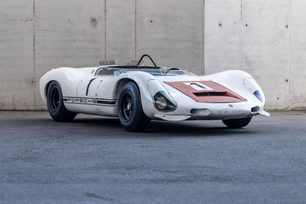 Mit solchen Leichtbau-Rennwagen trat Porsche im Bergrennsport an