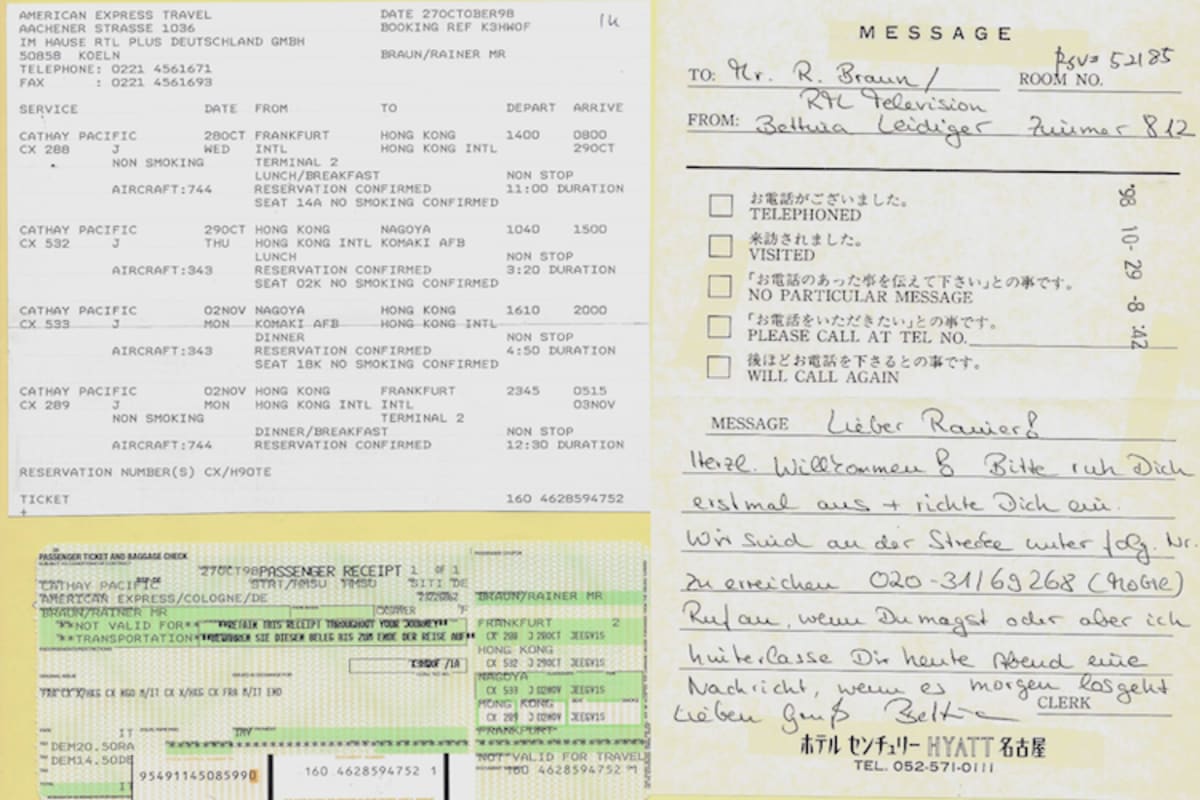 Arie und Jaap Luyendyk 1991