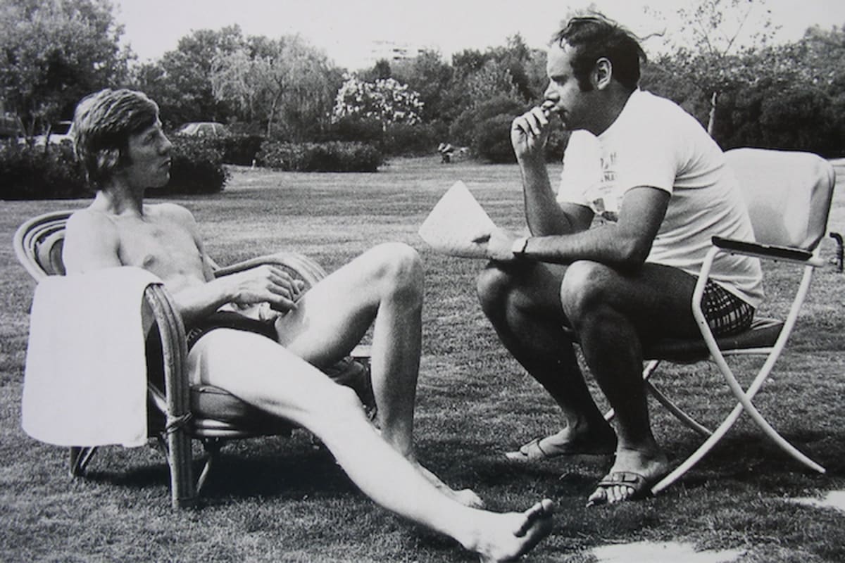 Eines der letzten Treffen – Jochen und sein Freund Eberhard 2021