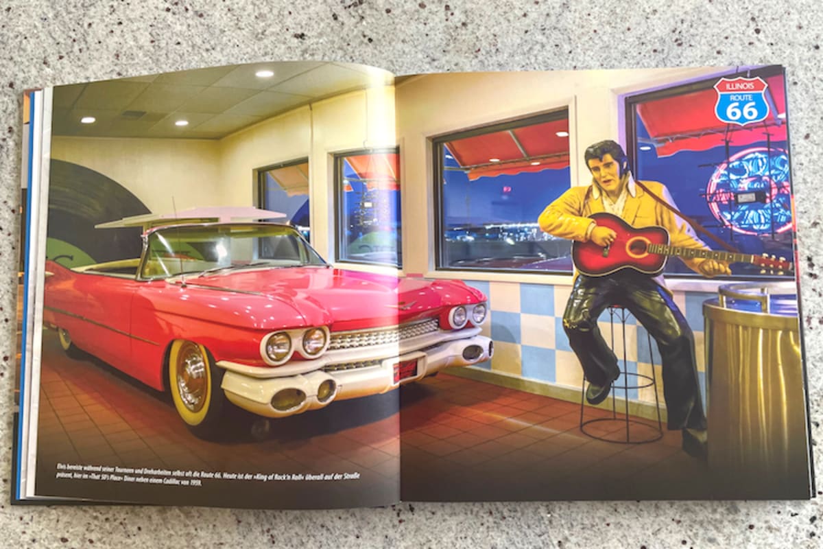 Elvis ist auf der 66 immer wieder präsent