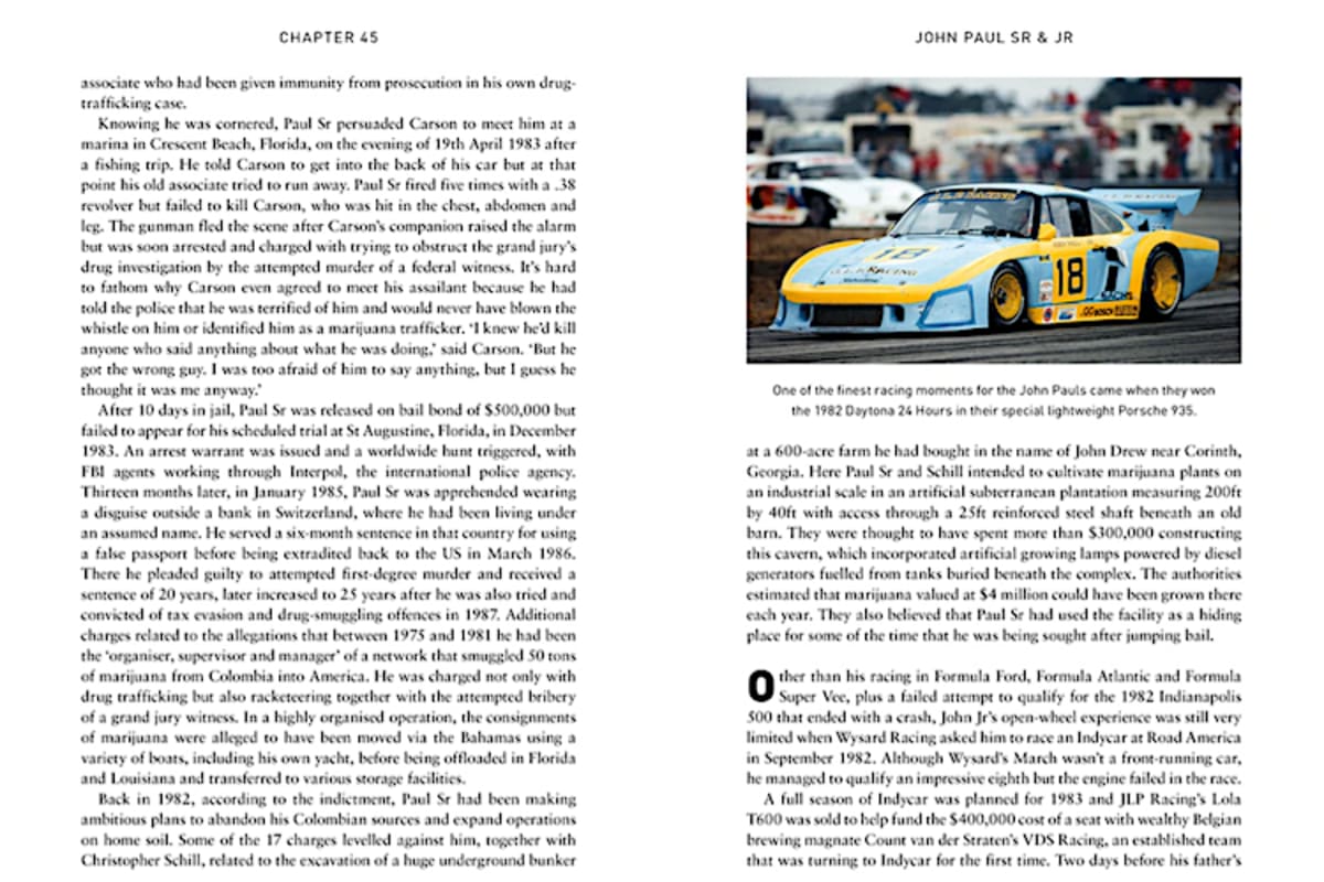 John Paul senior und junior erzeugten einen mörderischen Strudel