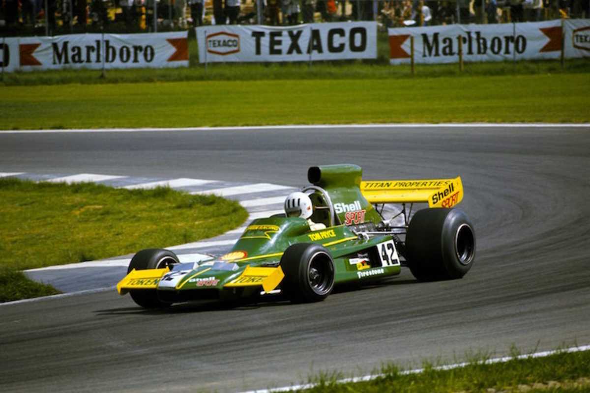 Tom Pryce 1974 im Auto von Token