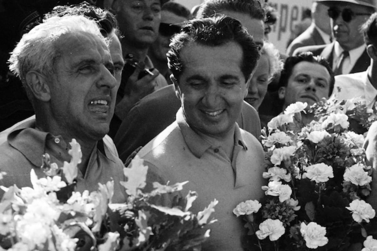 Gigi Villoresi und Alberto Ascari