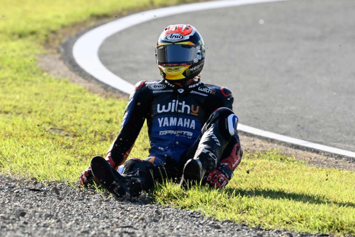 Frustriert am Streckenrand: Darryn Binder