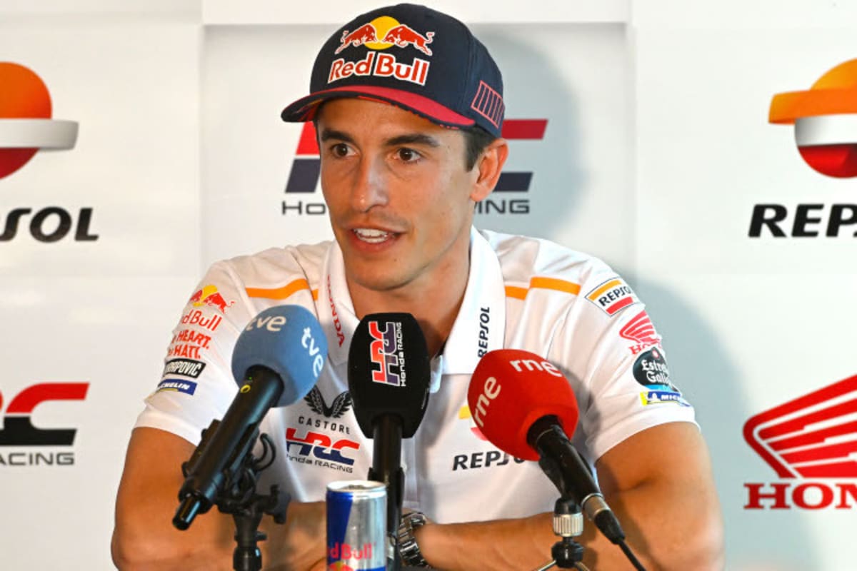 Marc Márquez sprach am Donnerstag in Jerez 