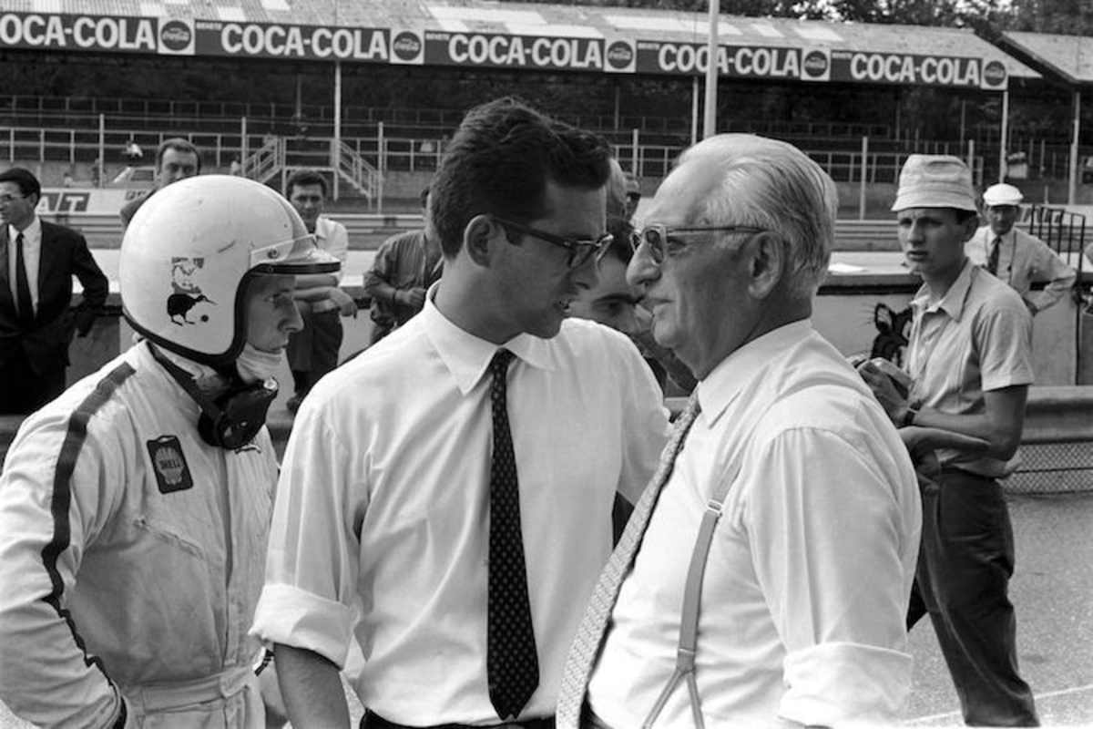 Chris Amon, Mauro Forghieri und Enzo Ferrari