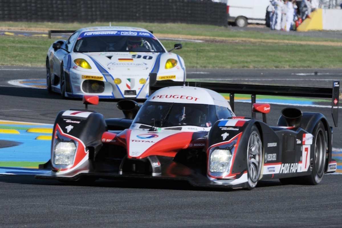 Jacques Villeneuve 2008 im Peugeot