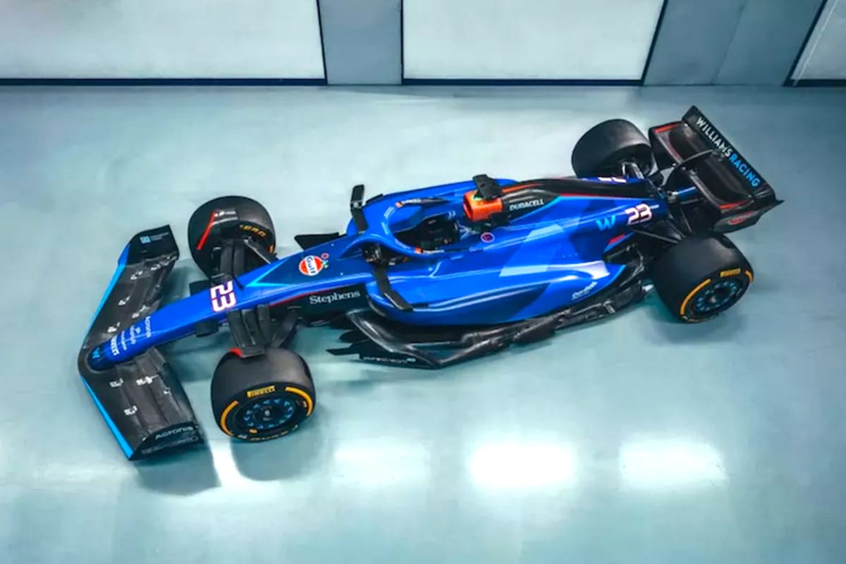 Der Williams FW45-Mercedes von Alex Albon und Logan Sargeant