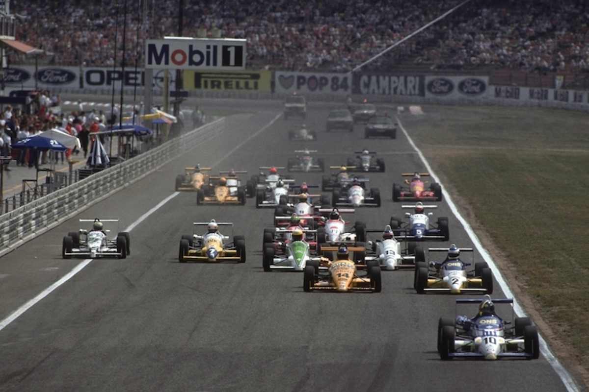 Starke ONS-Buben: HHF #10, Schumi #2 bei einem F3-DM-Lauf 1989 in Hockenheim 